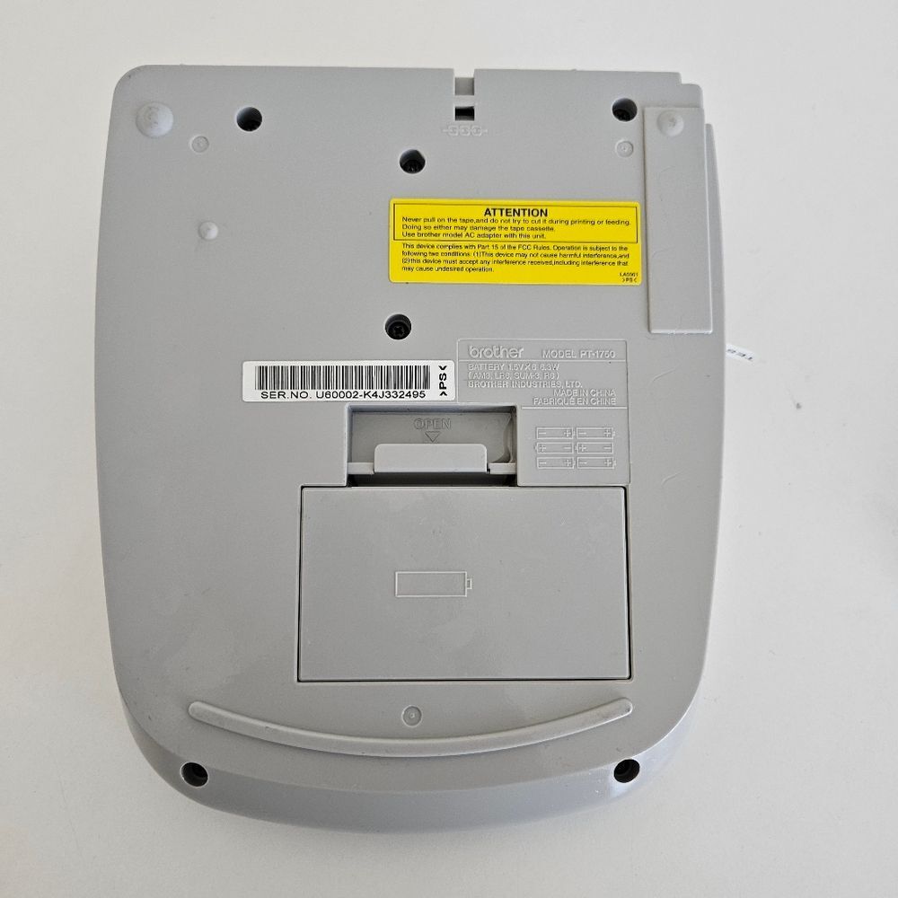 Brother | P-Touch PT-1750 Electronic Label Maker With Extra Labels & Batteries - Picture 9 of 11